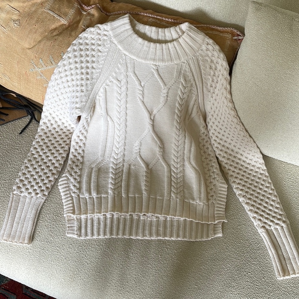 Rag and Bone Wool Cable knit Sweater